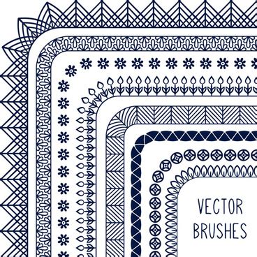 Free corner border vector designs free vector download (6,279 Free ...