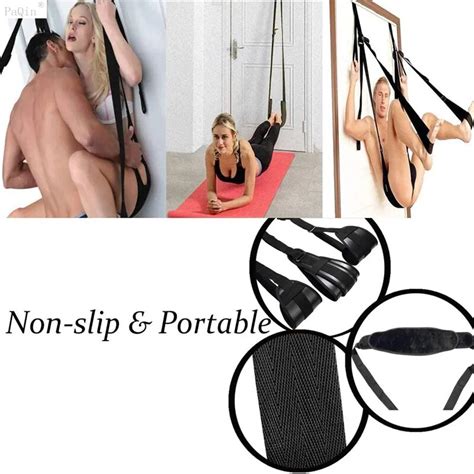 Door Sex Swing With Seat Sexy Slave Bondage Love Slings For Adult