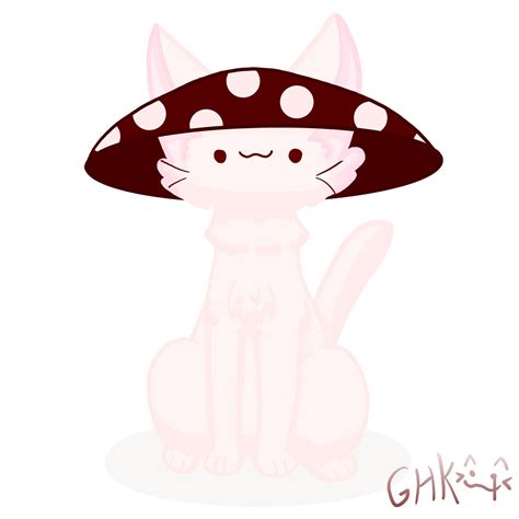 Mushroom Cat by gennhappy on DeviantArt