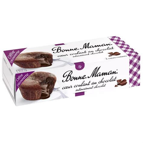 Bonne Maman Dessert Cœur Coulant Au Chocolat 2x80g Pas Cher Auchanfr