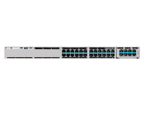 Cisco Catalyst 9300X High-Speed Multigigabit Switch (24-Port PoE+ (370W) + 4x 1G SFP Uplinks) TAA-Compliant Federal Firmware & DNA Subscription [STD-AC] (C9300X-24P-4G-FED-STD-AC)