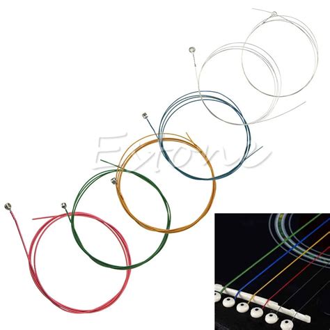 Cordas Coloridas Arco Ris Para Viol O Ukulele E Instrumento Ac Stico