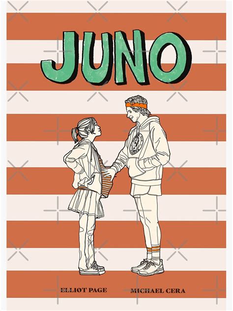 "JUNO (2007) poster" Sticker for Sale by anaburgess | Redbubble