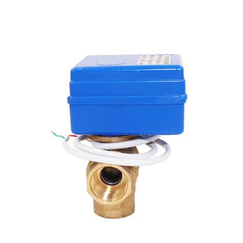 Cwx 20 P Mini Motorized Valve Kuningan Listrik Mini Motor Ball Valve 1