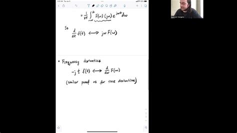 Fourier Transform Properties Ece Youtube