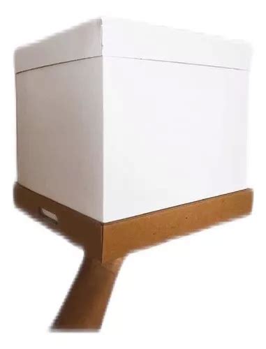 Caja Para Tortas Altas Drip Cakes 25x25x25 Cartulina MercadoLibre