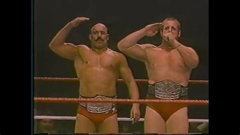 Tag Titles Iron Sheik Volkoff Vs Windham Rotundo Championship