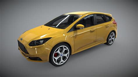 Ford Focus St Buy Royalty Free 3d Model By Thegreen3d 52d8057 Sketchfab Store