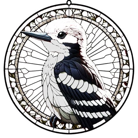 Hueforge Stained Glass Style Redheaded Woodpecker By Tlavedas Download Free Stl Model