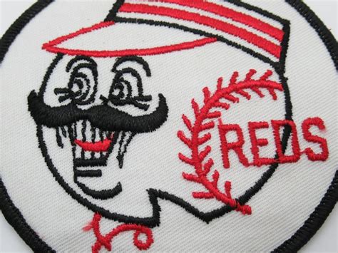 Cincinnati Reds Redlegs Mascot Large Vintage Mlb Logo 4 Etsy