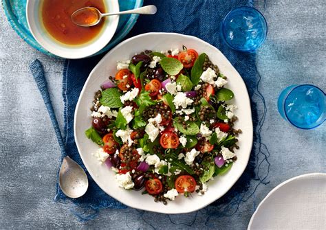 Greek Lentil Salad With Fetta Lemnos Recipes