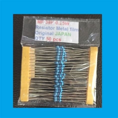 Jual Qty Pcs Mf K W Resistor Metal Film Original Japan Di