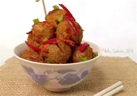 Resep Bakso Bakar Teflon Oleh Adis Sabrina Cookpad