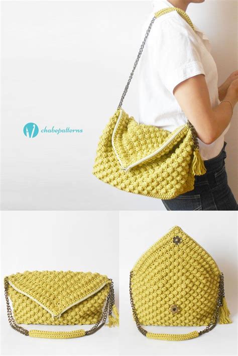 Bobble Stitch Bag Pattern By Maria Isabel Bolsos De Ganchillo Mayas