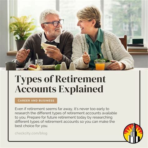 Types Of Retirement Accounts Explained Retirement Accounts Saving