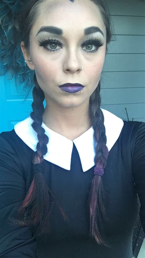 Wednesday Addams | Face makeup, Halloween face makeup, Halloween face