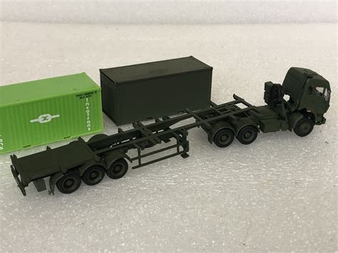 Herpa Roco Umbau Mercedes Benz Ng Containersattelzug Bundeswehr