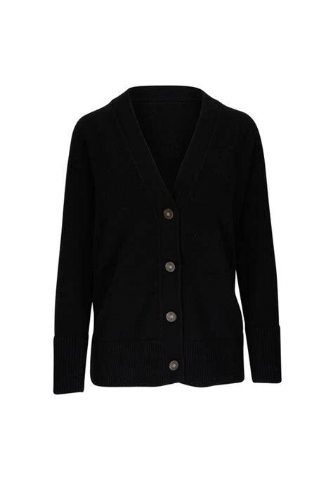 Vince Weekend Black Wool Cashmere Cardigan Mitchell Stores