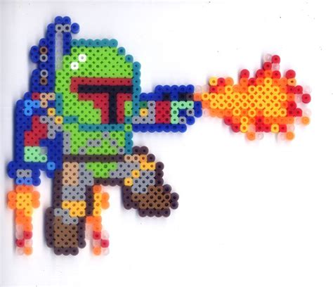 Boba Fett Perler Beads Perler Beads Beading Patterns Perler Bead