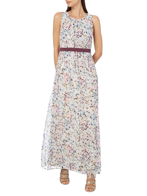 Esprit Collection Abendkleid Mit Floralem Muster Altrosa Online Kaufen