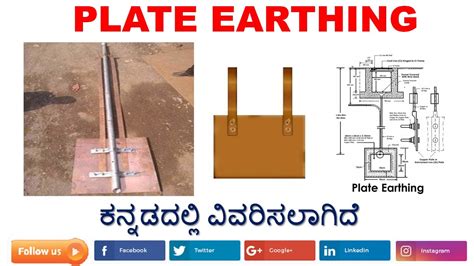 Plate Earthing Plate Earthing Explained In Kannada Sunelectrical