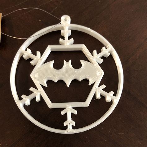 Batman inspired Christmas Ornament - Bohnafide