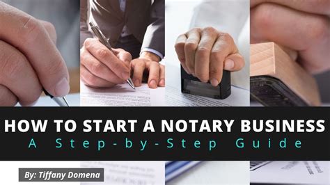 How To Start A Notary Business A Step By Step Guide Youtube