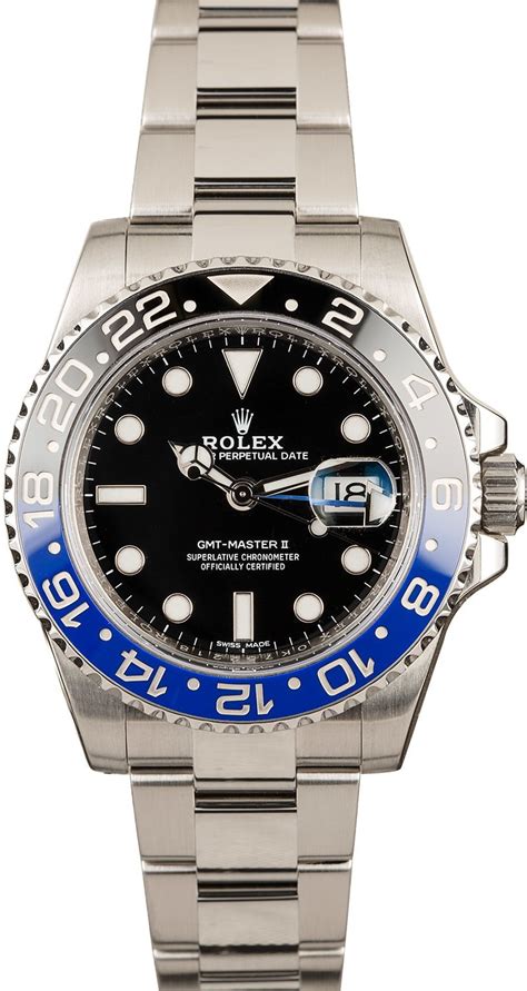 Rolex Gmt Master Ii 116710blnr Black And Blue Jw2148