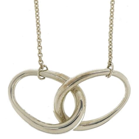 Elsa Peretti For Tiffany And Co Double Interlocking Loops Silver