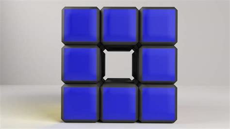 combination puzzle void cube  model  fikreezakwan
