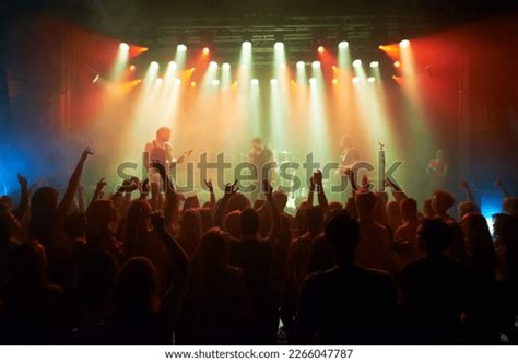 Rock Band Crowd People Concert Stage Stock Photo 2266047787 | Shutterstock