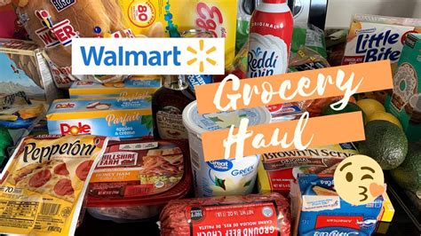 Weekly Walmart Grocery Haul Youtube