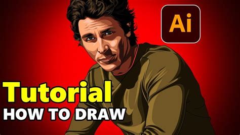 An Image Of A Man With The Text How To Draw In Adobe And Photoshop