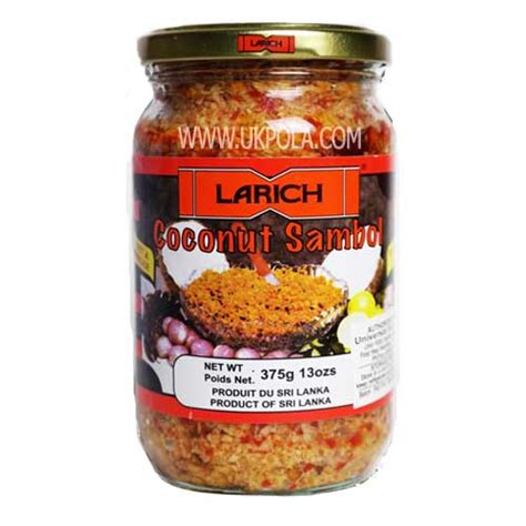 Larich Red Coconut Sambol With Maldive Fish 375g