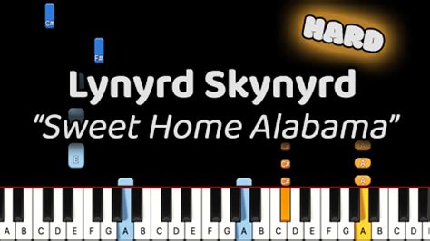 Lynyrd Skynyrd Sweet Home Alabama Hard MARKS PIANO