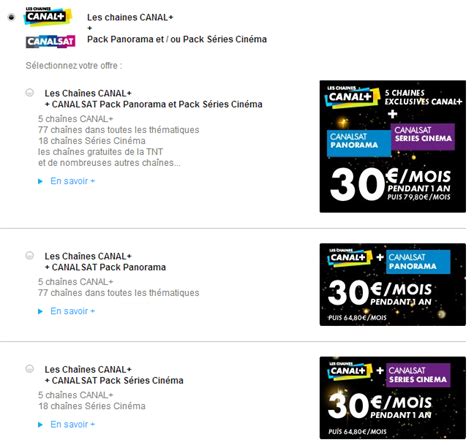 Canalsat Deux Packs Pour 15 Par Mois 30 Avec Canal Pendant Un An