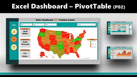 How To Create Dashboard Using Pivot Table In Excel P 02 Final Youtube