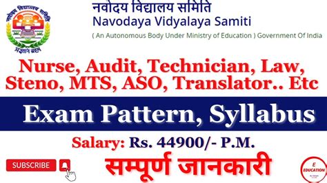 Nvs Non Teaching Staff Recruitment Ii Non Teaching Staff Vacancy