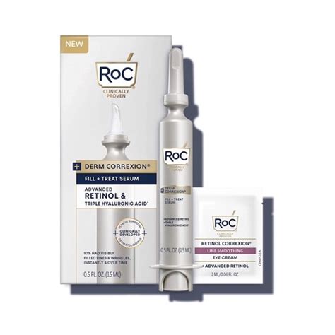 Roc Derm Correxion Fill Treat Advanced Retinol Serum Wrinkle Filler