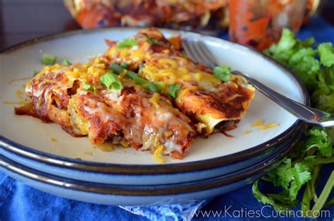 Beef And Green Chile Enchiladas Katies Cucina