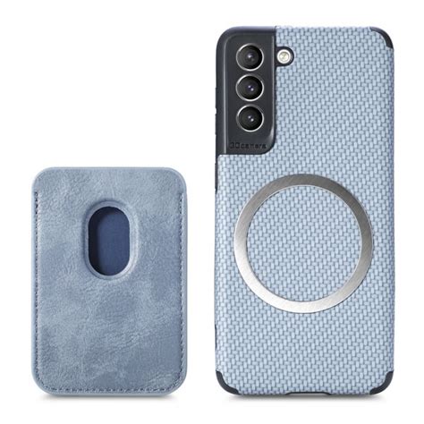 Samsung Galaxy S21 Plus Woven Textured Leather Case With Magsafe And Rfid Blocking Magnetic