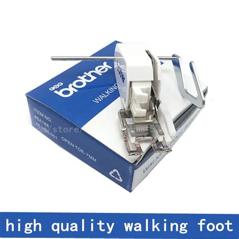 Sewing accessories Parts Presser Feet Open Toe Walking Foot for Brother ...