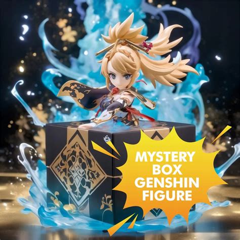 Genshin Impact Mystery Box Anime rysunek gra figurka pudełko z