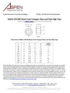 Metric Din Nylon Insert Hexagon Stop Lock Nuts High Type Metric