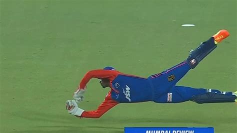 IPL 2023 Abhishek Porel Stunning Catch Of Rohit Sharma Earns Praises