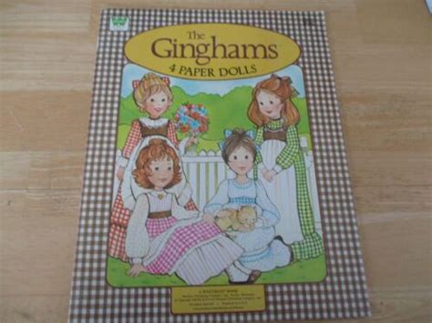 Vintage The Ginghams 4 Paper Dolls 1976 Whitman Uncut Punchout Antique Price Guide Details Page