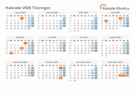 Feiertage Hessen 2026 Kalender