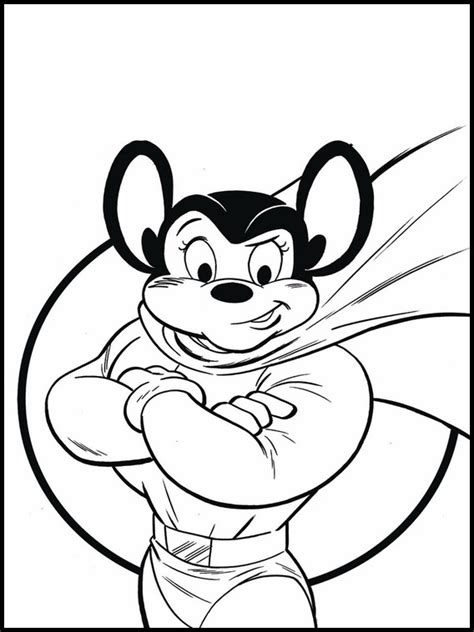 Colouring Mighty Mouse 3