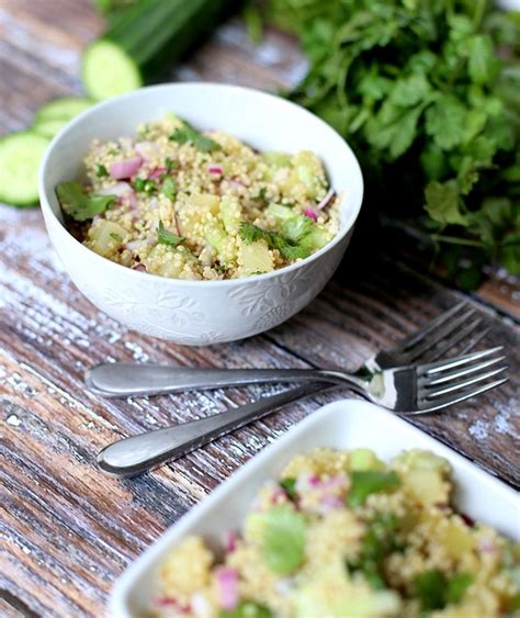 Cold Quinoa Salad Recipe Clean Simple And A Crowd Pleaser