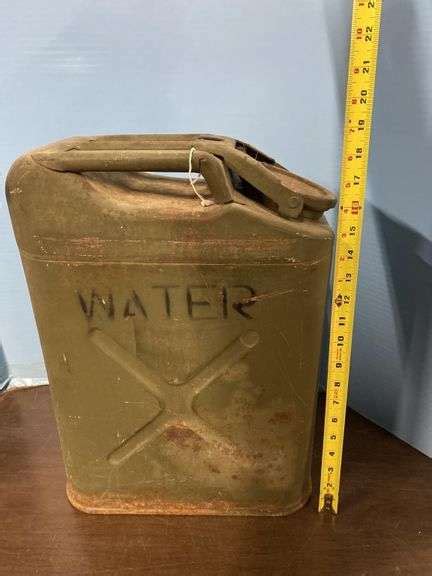 Military Water Can Legacy Auction Company